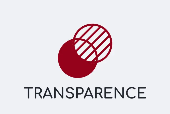 Valeurs - Transparence